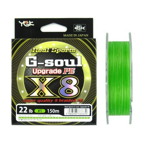 YGK RS G-Soul Upgrade X8 150m  0.185mm / 25lb